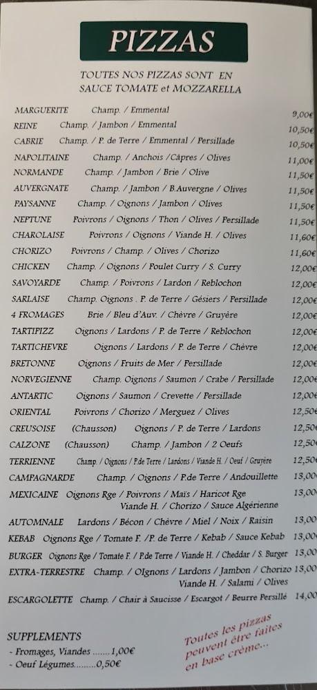 Chez pat' - Menu Image 3